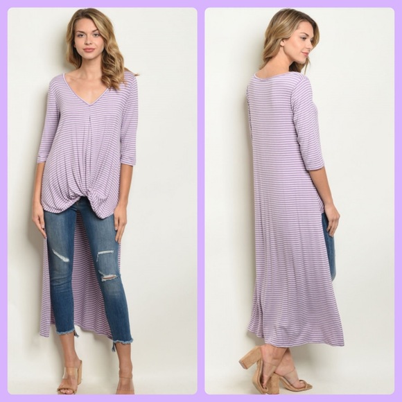 Tops - 1 left❤️2 for $40 lavender high low top
